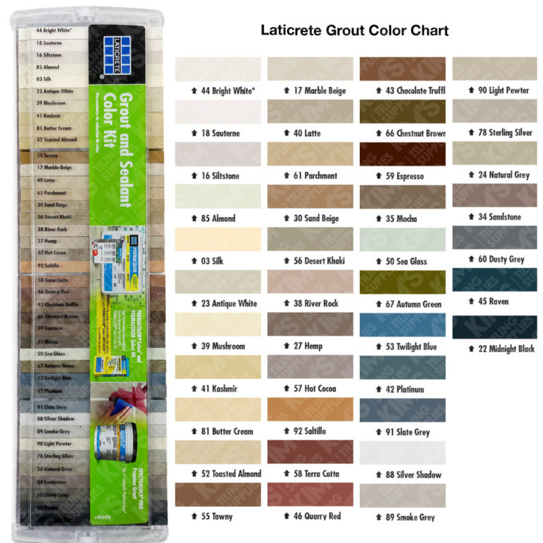 LATICRETE Grout Permacolor 2544 Bright White 10 Kg Kims Tiling Supplies
