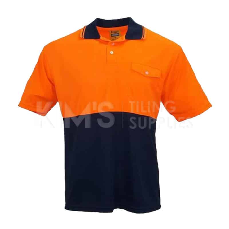 tiling supplies sydney High-Vis Short Sleeve Polo - Image 2
