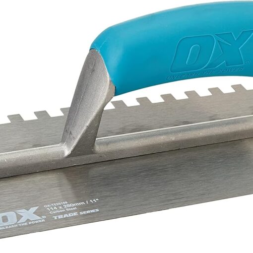 Alternative view of OX Carbon Steel Notch Trowel