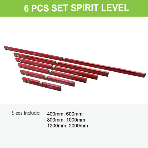 MGS Level 2 Vial 6Pcs Set 400, 600, 800, 1000, 1200, 2000mm