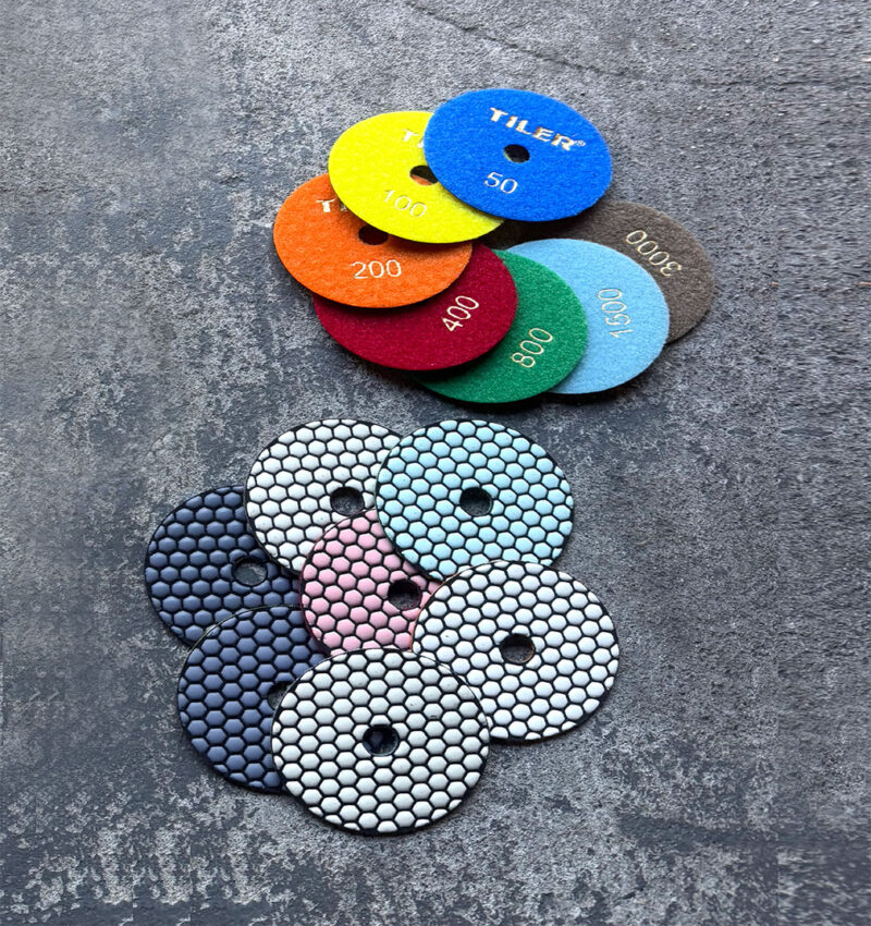 Dry Polishing Pad 4inch & 5inch #50 ~ #3000 - Image 2