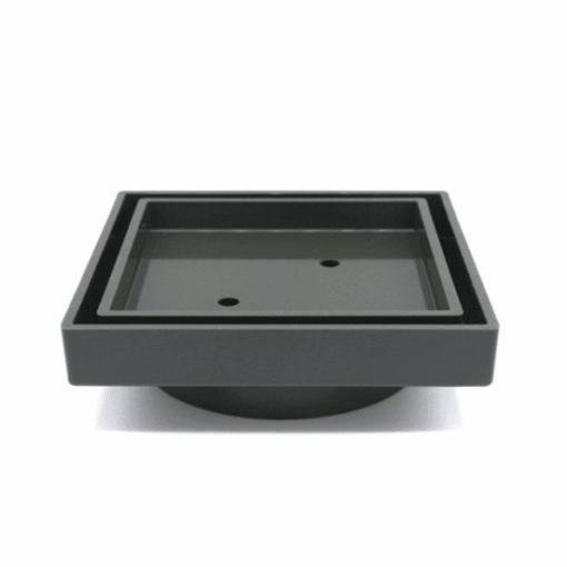 Slim Tile Insert Smart Gunmetal Grey 115x115x90