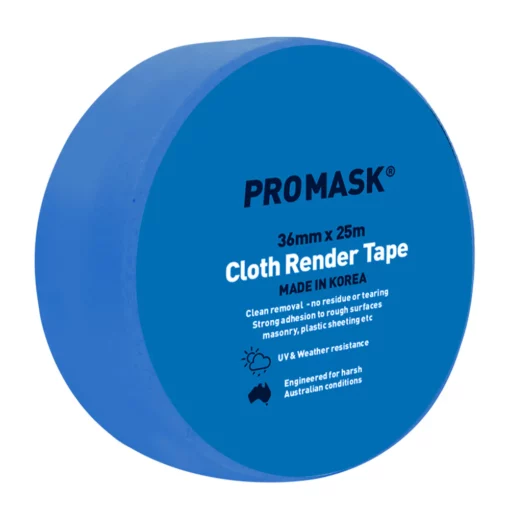 Iquip Promask Korean Render Cloth Tape 36mm X 25m Range