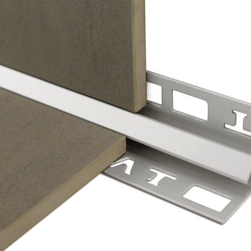 Internal Corner Trim 8mm X 8mm X 3m - Matt Silver