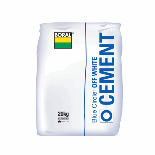 Boral Blue Circle Off White Cement 20Kg