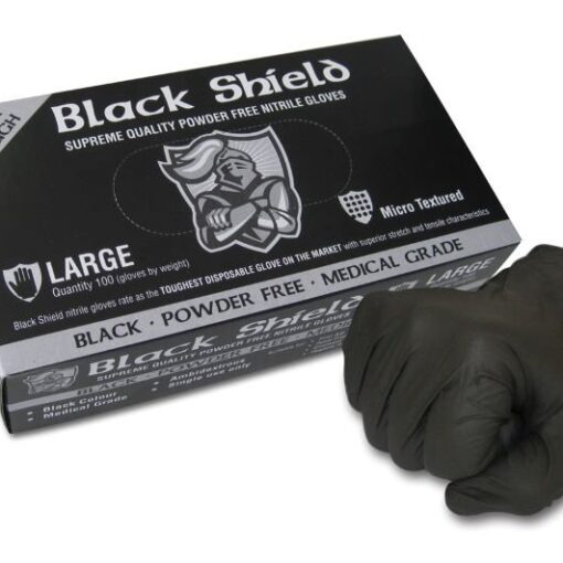 Maxisafe Black Shield Heavy Duty Nitrile Gloves