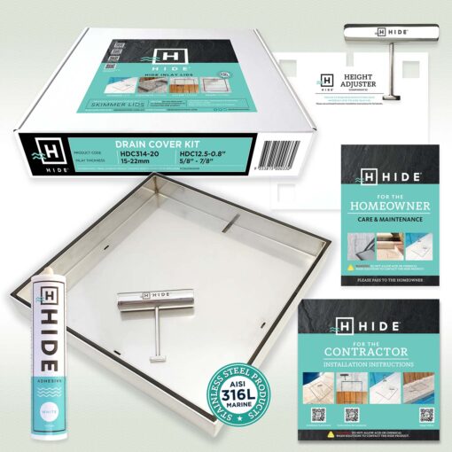 Alternative view of Hide - Patio Drain Cover 314 (10mm,20mm,30mm,40mm)