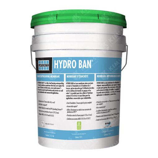 Alternative view of Laticrete Hydro Ban 4 & 15 L
