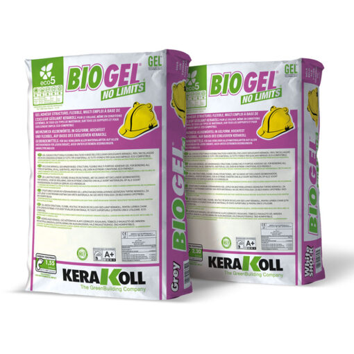 Kerakoll Biogel No Limits Tile Adhesive White & Grey 25kg