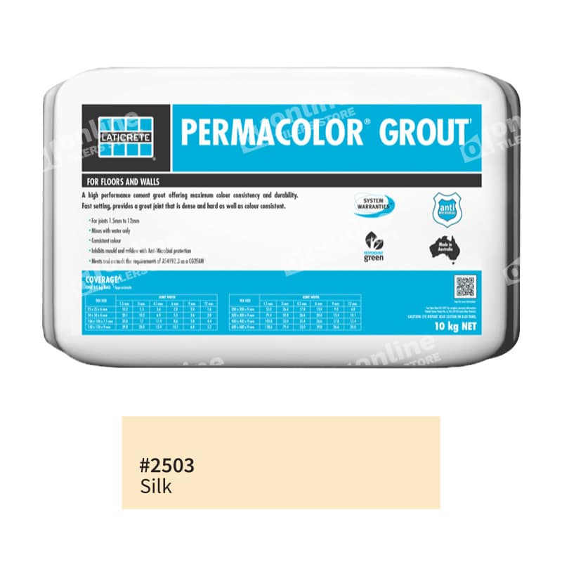 tiling supplies sydney Laticrete Permacolor grout 10kg (20 colors) - Image 3