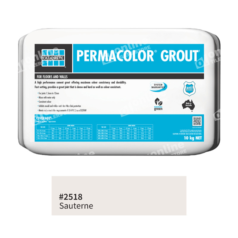 tiling supplies sydney Laticrete Permacolor grout 10kg (20 colors) - Image 4