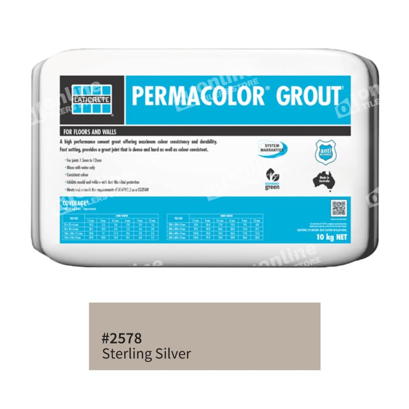 tiling supplies sydney Laticrete Permacolor grout 10kg (20 colors) - Image 16
