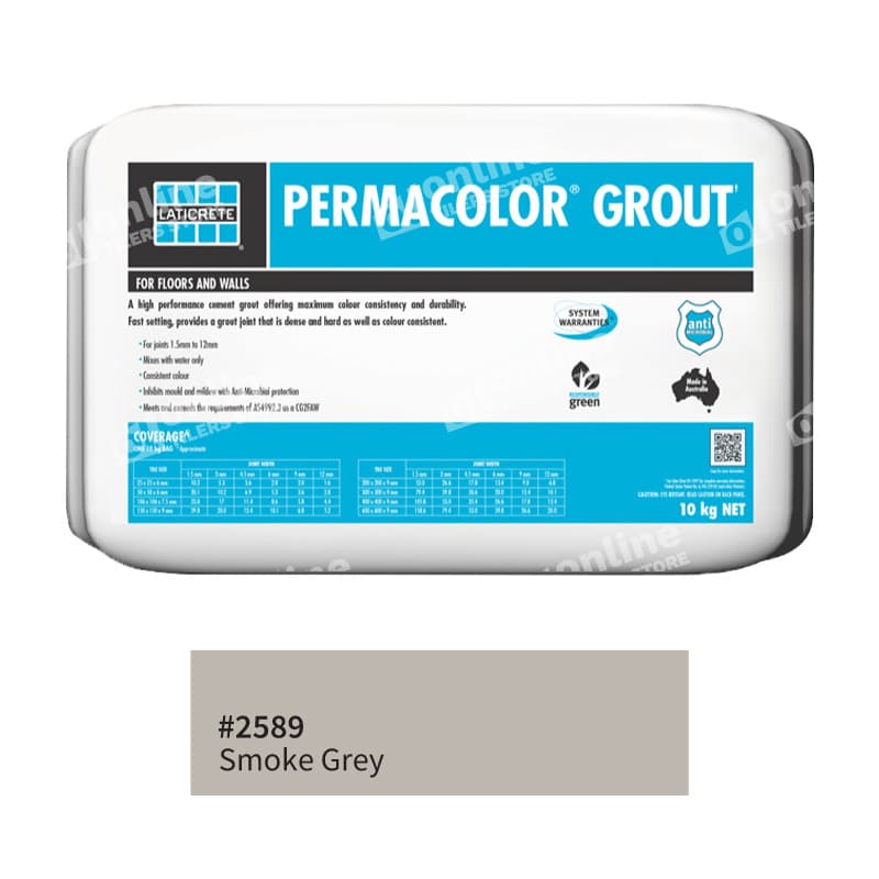 tiling supplies sydney Laticrete Permacolor grout 10kg (20 colors) - Image 19