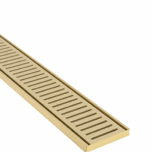MS Brushed Gold Grate 1000mm x 100mm x 14mm/21mm/26mm