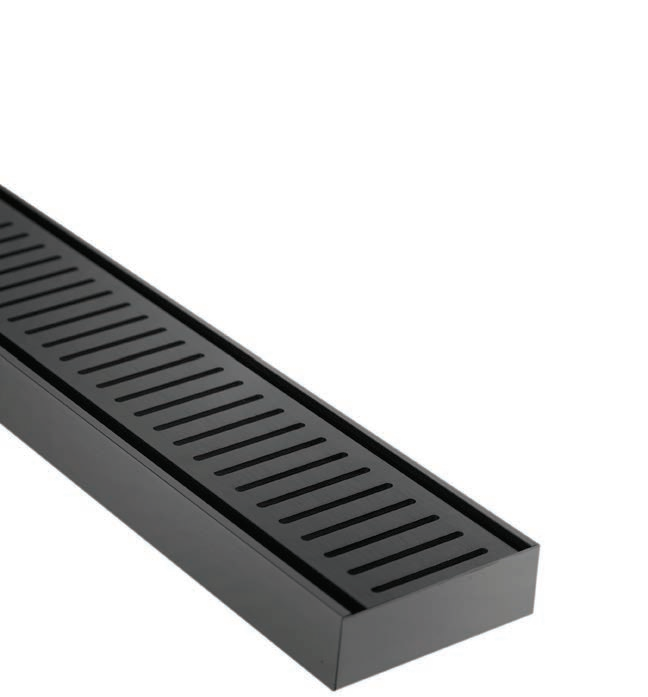 tiling supplies sydney MS Brushed Black Grate 1000mm x 100mm x 14mm/21mm/26mm - Image 2