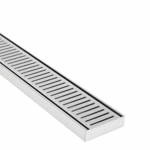 Alternative view of MS Brushed Silver Grate 1000mm x 100mm x 14mm/21mm/26mm