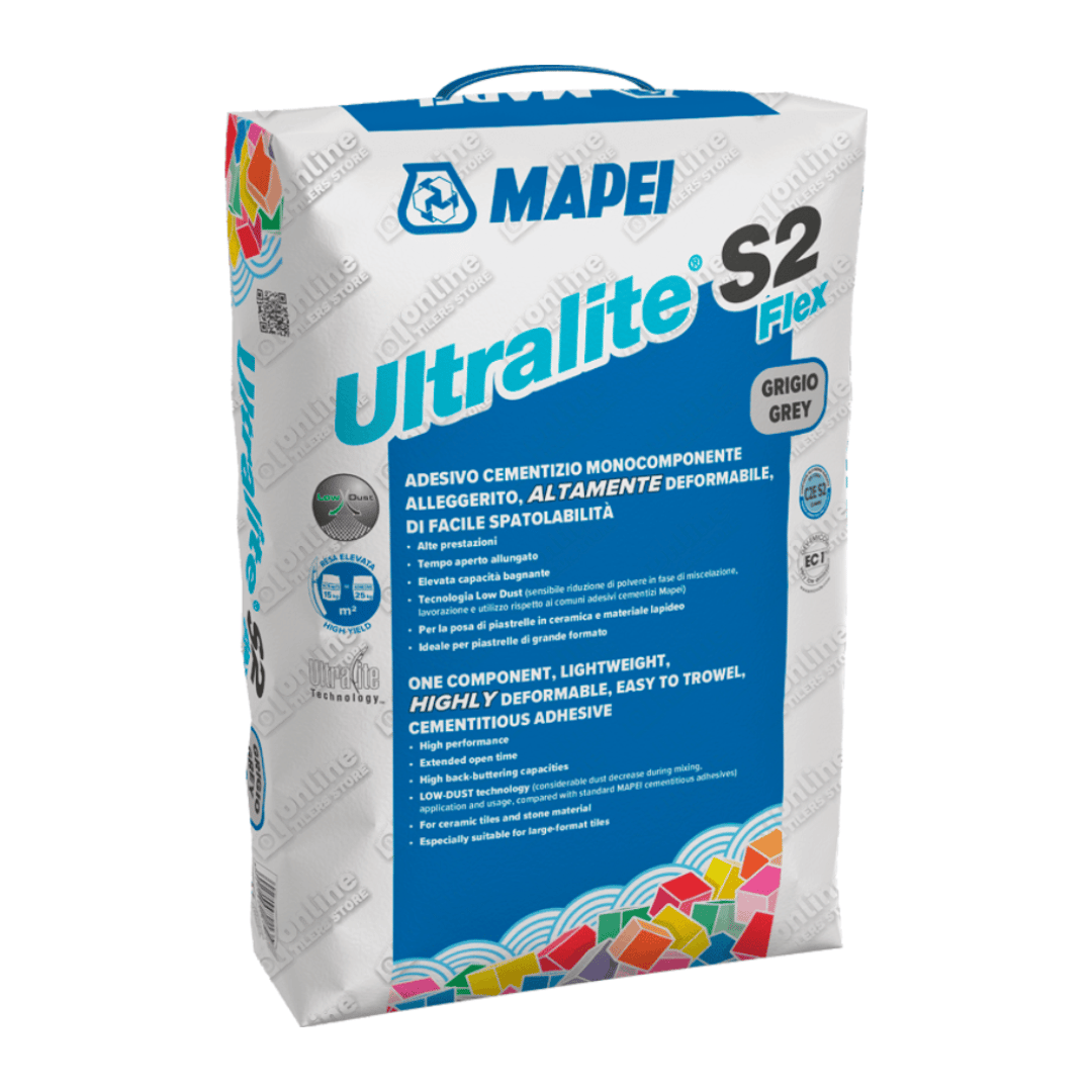 tiling supplies sydney Mapei - Ultralite S1 Flex White 13.5kg - ULW - Image 4