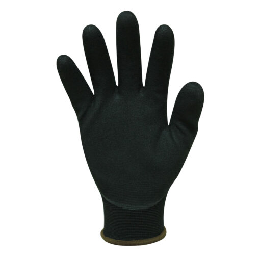 Alternative view of Milan Black Nylon Gloves Black Sandy Foam Nitrile Coating Ctn/120 Pairs
