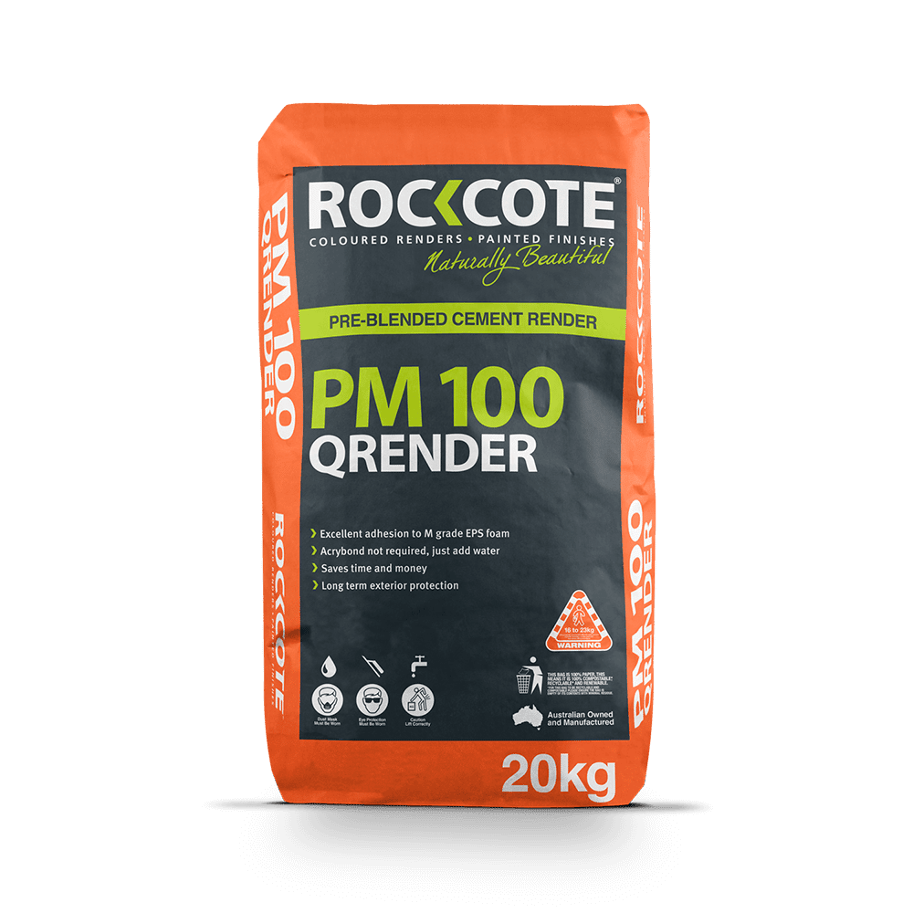 tiling supplies sydney ROCKCOTE Quick Render PM100 20Kg