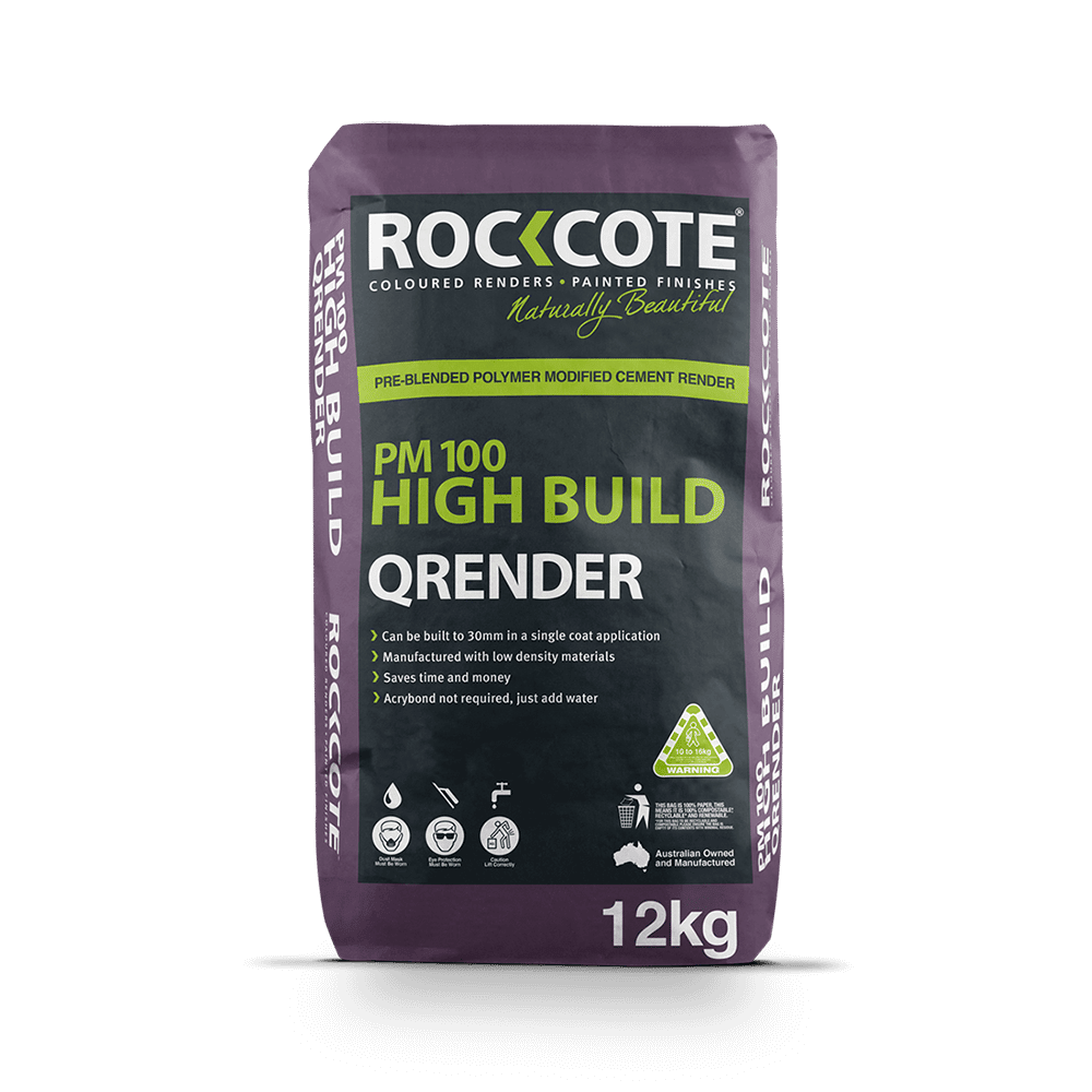 tiling supplies sydney ROCKCOTE Quick Render High-Build 12Kg