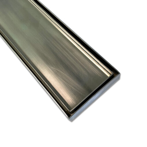 Alternative view of SD Mica SS316 Silver Tile Insert Grate (In & Outdoor Use)