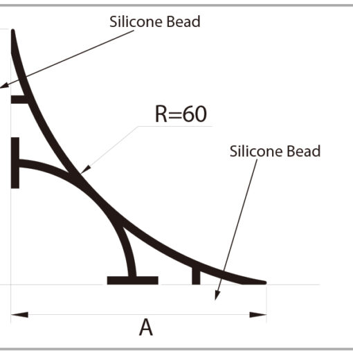 Alternative view of A.P.C. 60 Cove Trim End Cap - 10Pcs