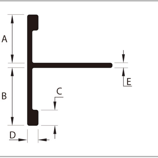 Alternative view of Double Sided Aluminium Angle 3m (3 Colors & 3 Sizes)