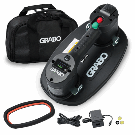 Alternative view of GRABO Pro 20 with smart digital pressure sensor and display