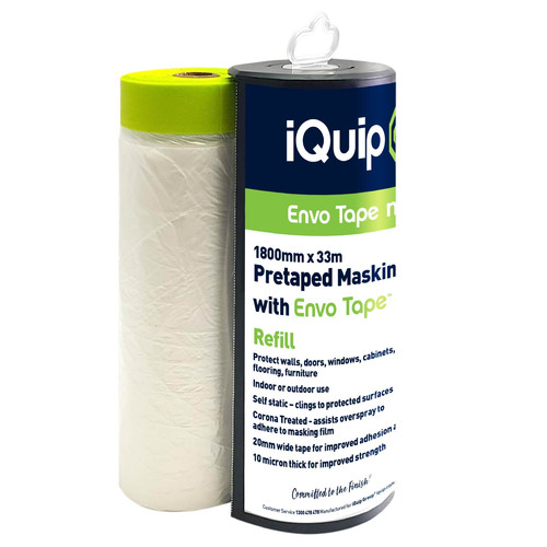 iQuip Pretaped Masking Film with Envo Tape