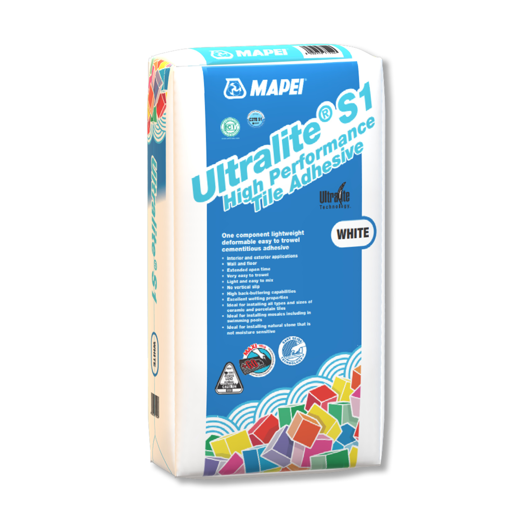 tiling supplies sydney Mapei - Ultralite S1 Flex White 13.5kg - ULW - Image 5