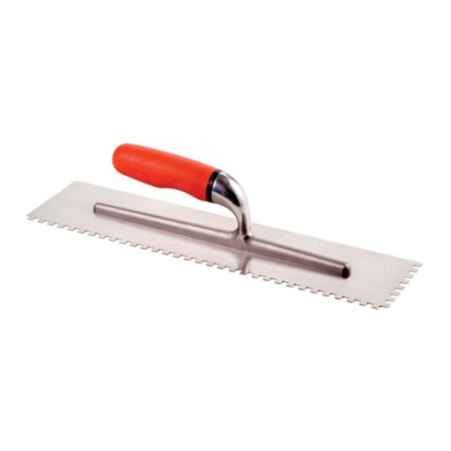 Trowel - Bright Steel Notched 400mm x 8 & 10mm (Copy)