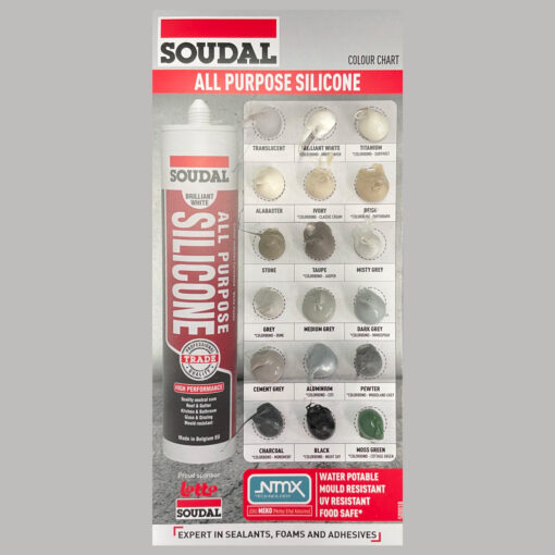 Alternative view of Soudal All Purpose Silicone 300ml (16Colors)