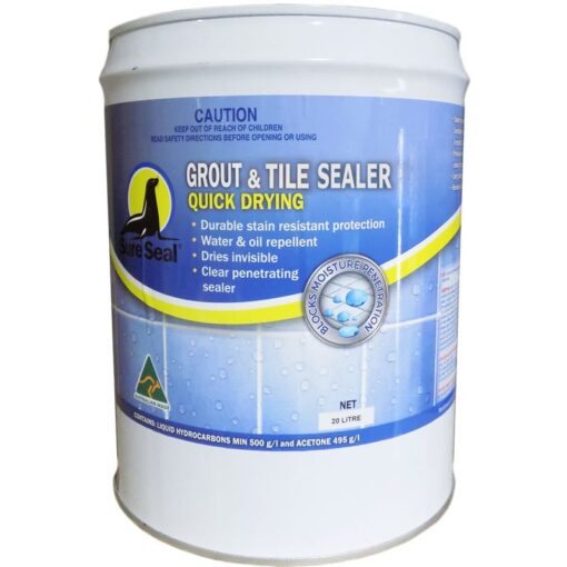Sure Seal Gold Label Grout, Tile & Stone Sealer 20L (Quick Drying)