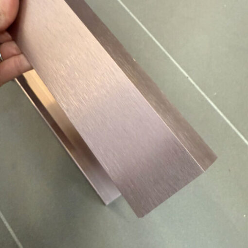 Kc Geometric Aluminium Angle 40x50x1.4mm x 3m Brushed Copper