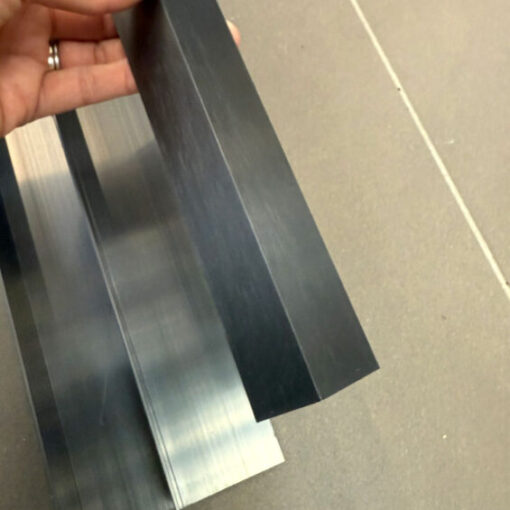 Kc Geometric Aluminium Angle 1.4mm x 3m Brushed Gunmetal