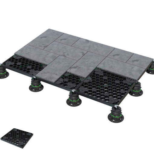 Alternative view of Tile Pedestal Safety Panel 595x595x40mm